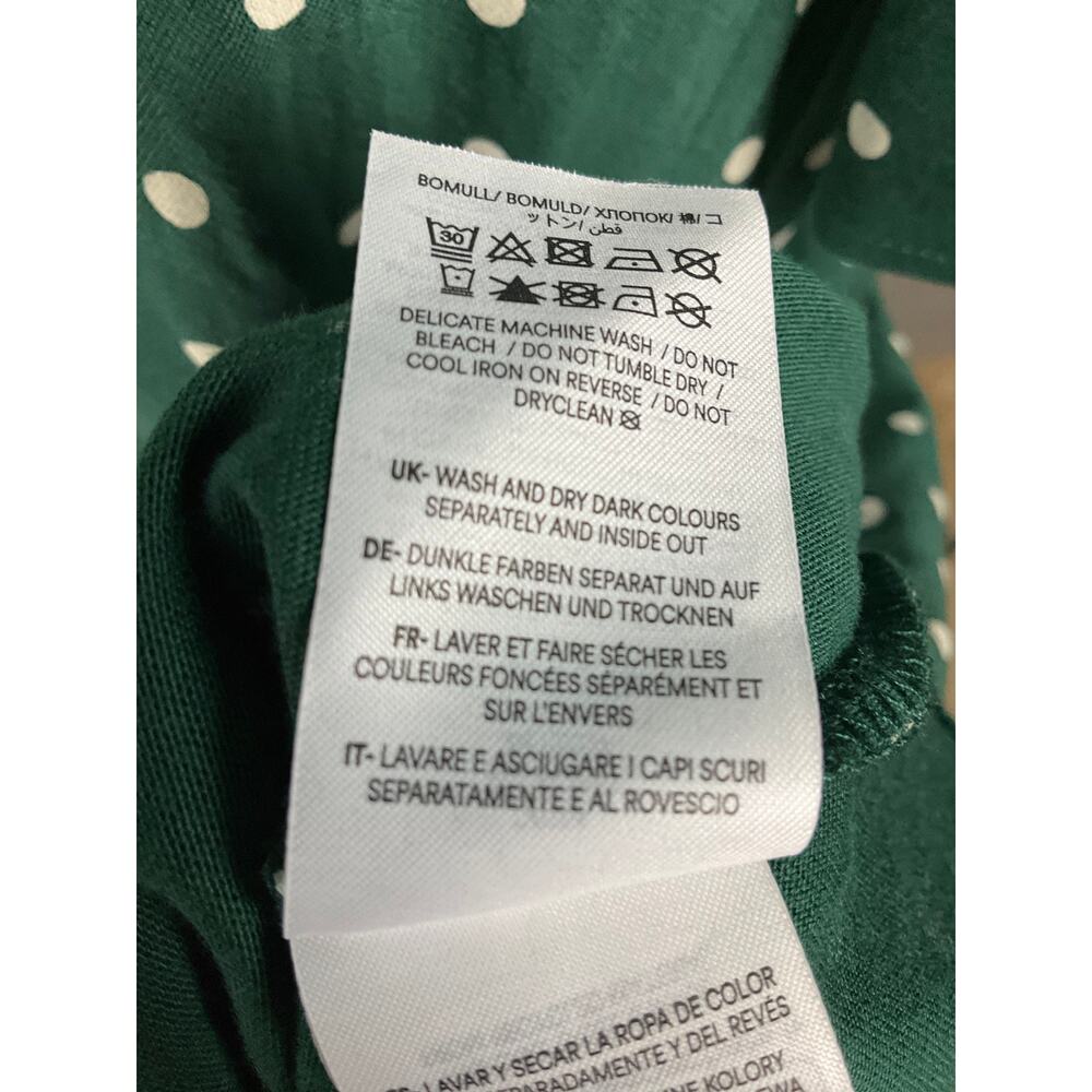BODEN Dress Laura Jersey Knit Midi Dk Green Polka Dot sz 6 Long Tall Modern Prep - Picture 11 of 14